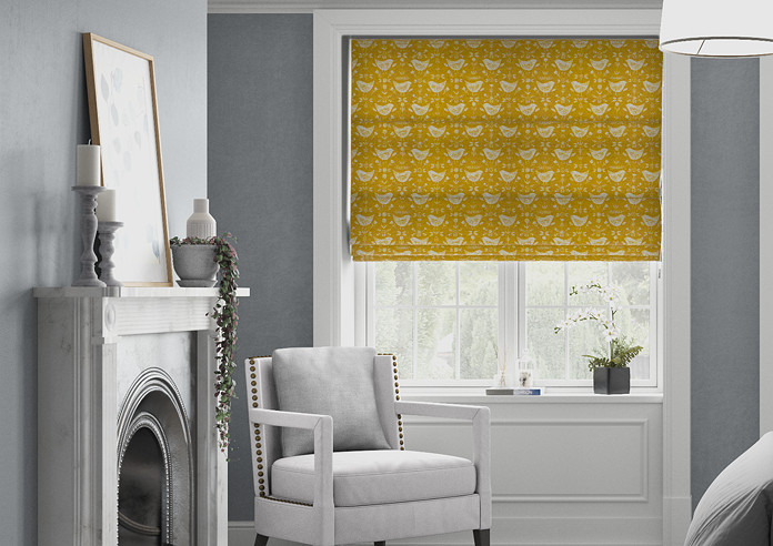 Narvik, Ochre - Roman Blind - Image 3